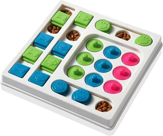 Cat Puzzle Feeder ,Cat Puzzle Toy ,Interactive Slow Feeder Kitten Toys ,Maze Hidden Food Pet Feeder,Toys for Bored Indoor Adult Cats