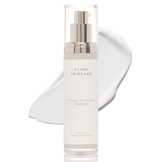 AziMD Skincare Intense Recovery Complex | Daily Moisturizer Barrier Face Cream with Ceramides and Allantoin