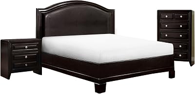 HOMES: Inside  Out 3 Piece ioHOMES Larimer Bed Set, Queen, Espresso