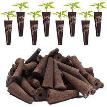 YBB 100PCS Grow Sponges, Hydroponic Seed Starter Pods Sponges Compatible with Aerogarden, Rapid Rooter Starter Plugs for Hydroponic Indoor Garden System