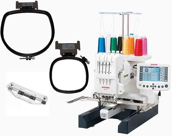 Janome MB-4S Four Needle Embroidery Machine with Accessories