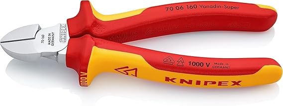 KNIPEX 70 06 160 Side Cutters 1000 V Insulated (160 mm) [Energy Class A]