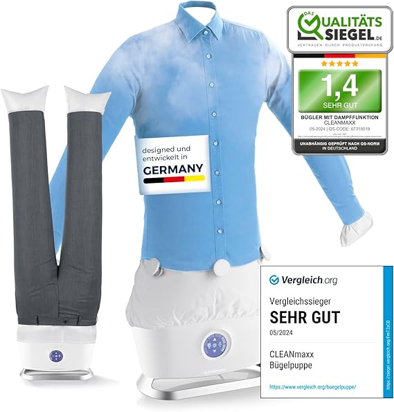CLEANmaxx Automatic Premium Shirt Ironer