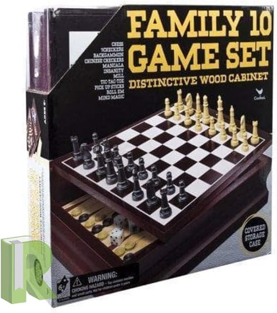 Family 10-in-1 Game Set