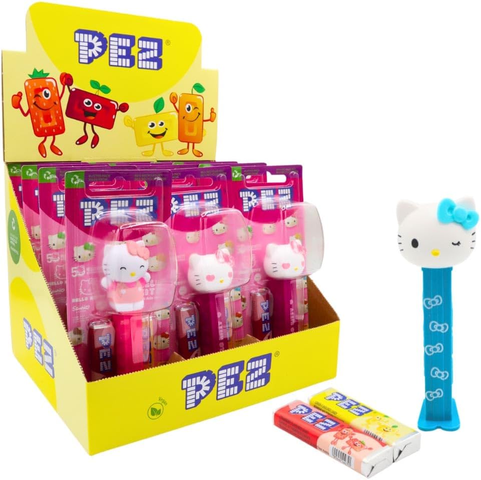 Pez Kitty with Refills (Sold as singles - One random colour supplied)