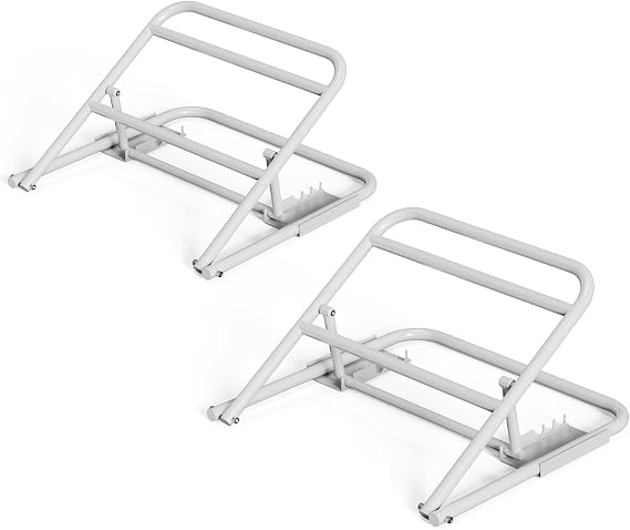 2Pack Under Mattress Wedge,4 Height Adjustable, Metal Mattress Elevator