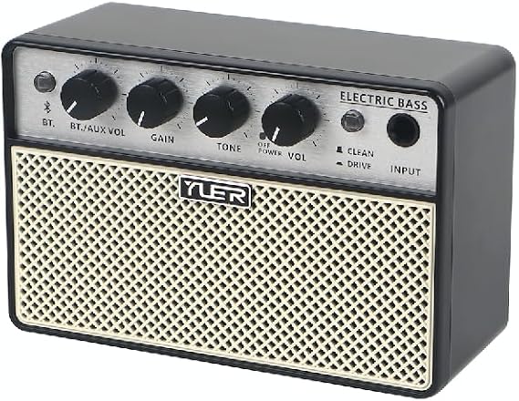 BA-10 Professional Bass Speaker, 16 Core 60 Magnet, 10 W Ultra Low Frequency x2, 3000mAh Battery, Bluetooth (Beige)