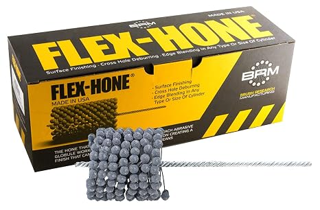 Brush Research GB314320AO Flex-Hone, 3-1/4" (83mm) Diameter, 320 Grit, Aluminum Oxide, for Aluminum, Brass, Bronze and Softer Non-Ferrous Materials