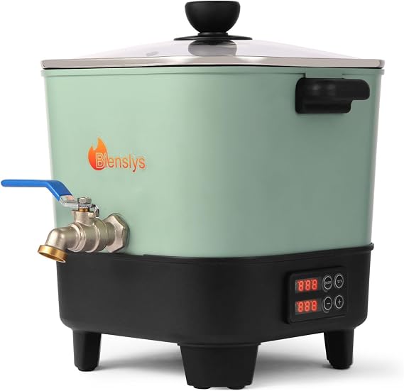 7QT Electric Wax Melter Pot, Digital Candle Soap Maker with Spout