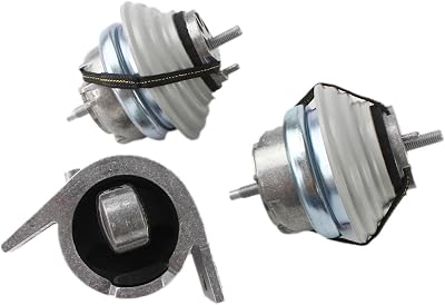 3PCS Engine Motor Transmission Mounts Compatible for Jaguar XF XJ 2009-2013 4.2L 5.0L C2P17845 C2D38505 Left Right Replacement Kit
