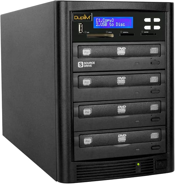 DupliM 1:3 DVD CD Flash Duplicator Stand-Alone Cloner Burner Copier