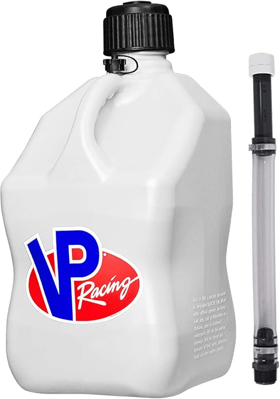 VP Racing 5.5 Gallon Motorsport Container White and Deluxe Hose