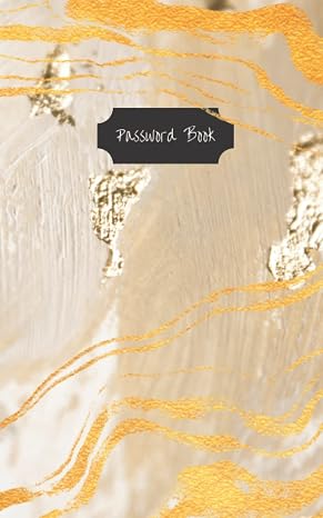 Password Book: Gold Swirl Internet Logbook - Website Tracker