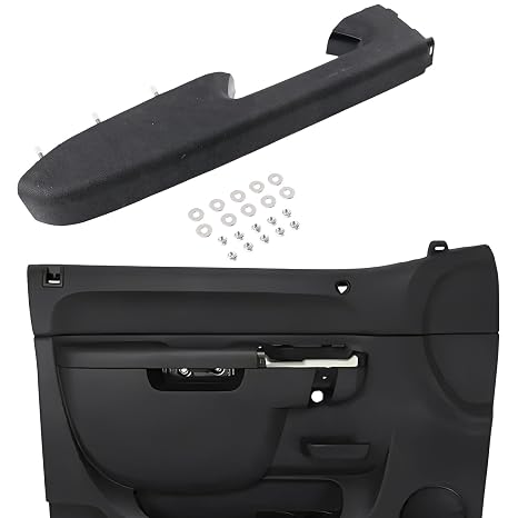 22818465 Front Left Driver Side Armrest Repair Fit for 2010-2013 Chevrolet Silverado 1500, 2010-2014 Silverado 2500 HD, 2010-2014 Silverado 3500 HD ; 2010-2013 GMC Sierra 1500