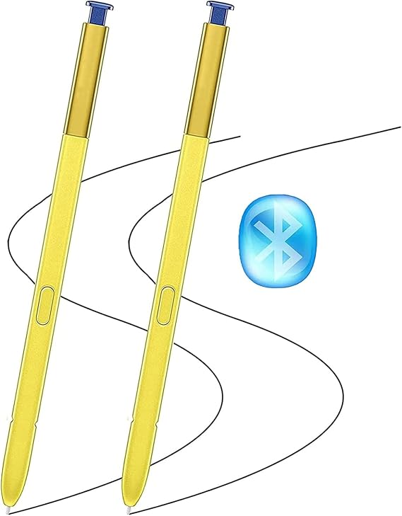 2 Pack Note 9 Pen Replacement for Samsung Galaxy Note 9 SPen,Bluetooth,Blue