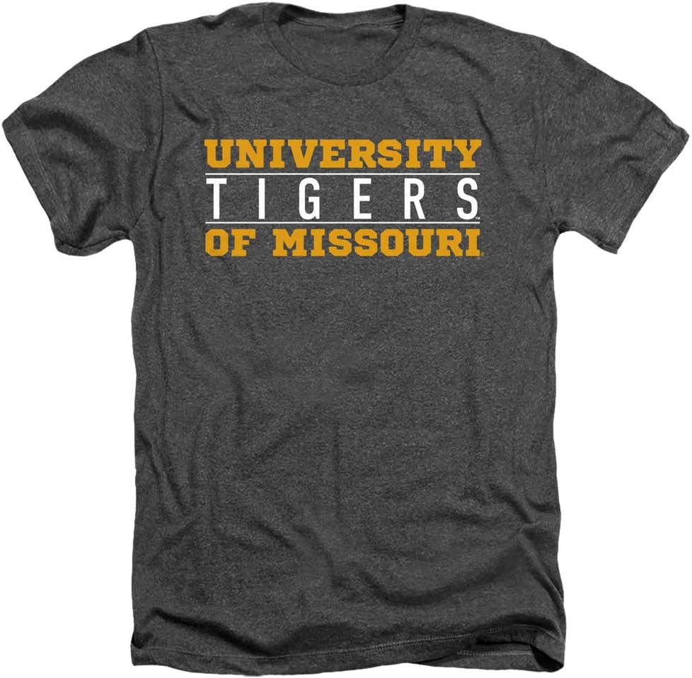 University of Missouri Official Between The Lines Unisex Adult T Shirt