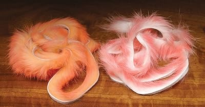 Hareline Rabbit Flesh Strips Two Tone