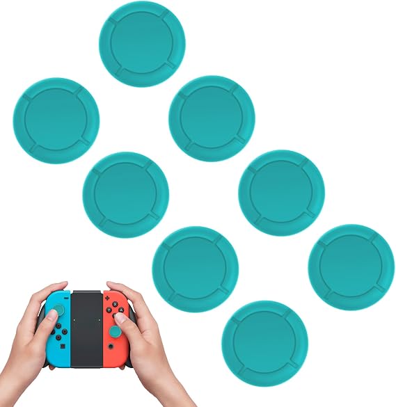 Replacement Joystick Cover for Nintendo Switch Thumb Grip, Geyrut Soft Silicone Joy-Consum Grip Cap for Nintendo Switch OLED & Switch Lite