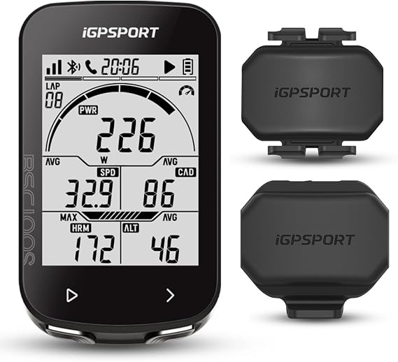 iGPSPORT BSC100S Bike Computer with Speed Cadence Sensor Set