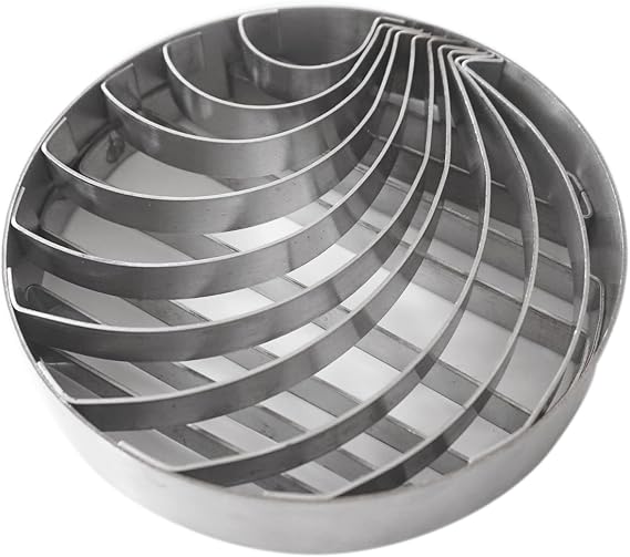 Concha Cutter Mexican Bread Stamp, 4 Inch Small Mexican Bread Mold Two Sided, Stainless Steel Tool Cortador de Conchas para Pan, Metal Concha Cutter Stamp