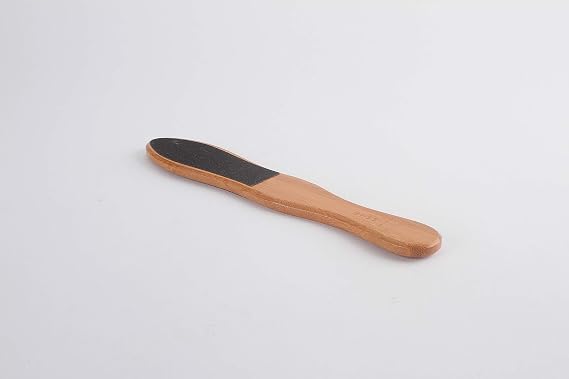 Bass Brushes | Deluxe Foot File | Pure Bamboo Handle | Dark Finish | Model F2 - DB