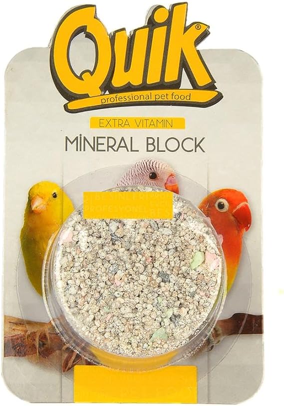 Quik Kuşlar İçin Mineral Blok Kutulu