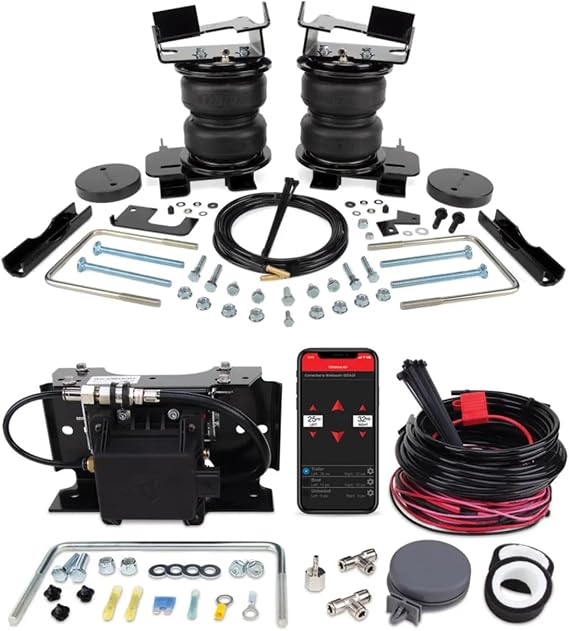 TrendsAuto Air Lift LoadLifter 5000 Ultimate Air Spring Kit with WirelessAir App Only & EZ Mount Compatible with 2021-2025 F150 Non-PowerBoost Pickups | Includes TrendsAuto Decal