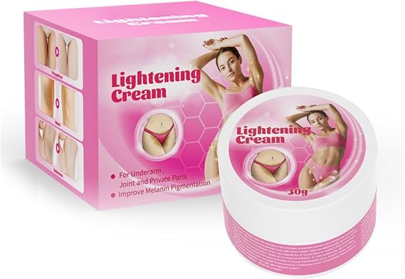 Skin Brightening and Whitening Cream - 30g Lightening Cream, Anti-Darkness Melatonin Body Milk, Private Part Whitening Cream for Underarm, Joint, and Intimate Areas - Reduces Melanin Pigmentation (1)