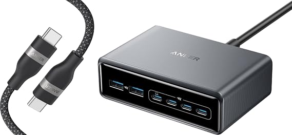 Anker Nano USB C Cable & Prime Charger 200W (Bundle)