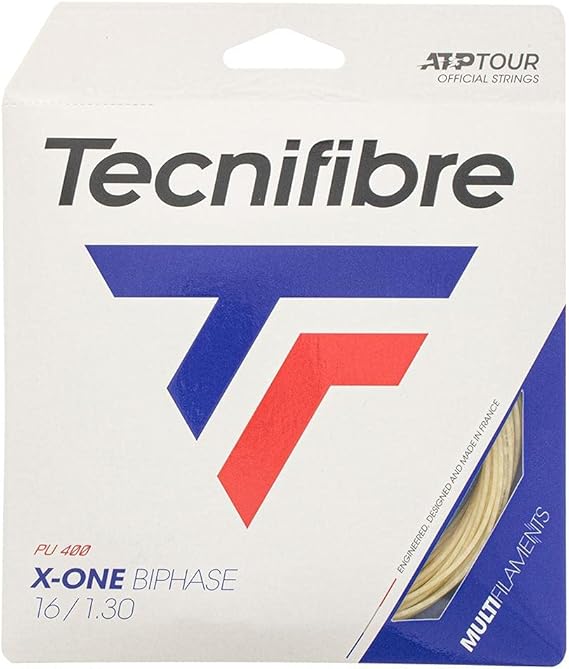 Tecnifibre X-One Biphase (18-1.18mm) String Set (Natural)