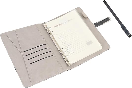 Luqeeg Digital Notebook with Pen, Real Time Digitization Sync Convert to Text BT Electronic Notebook with Smart pens, tech Gadgets | Digital Writing pad for Note Taking (Black)
