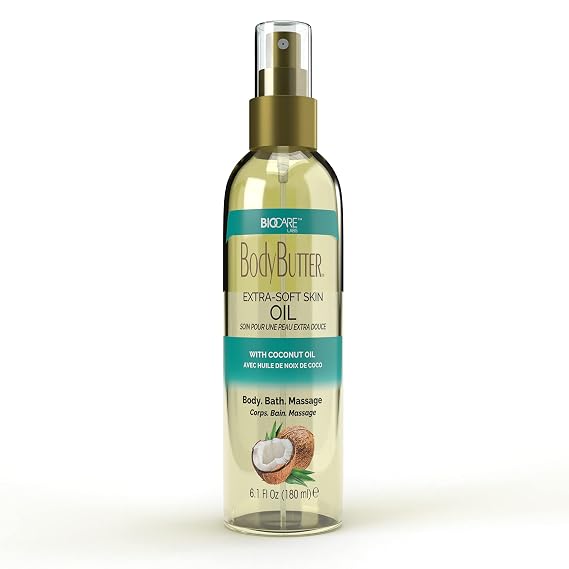 Extra-Soft Skin Body Oil with Coconut Oil - 6 oz