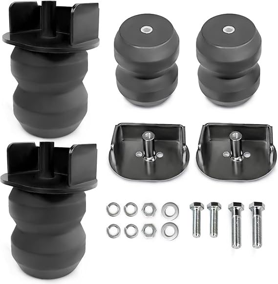 MILLISEC Rear Rubber Helper Suspension Bump Stops Compatible with 2011-2016 F-ord F-250 2WD/4WD Super Duty, OEM Number Replaces# FR250SDG