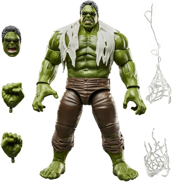 Marvel Legends Serisi Hulk, Örümcek Adam Günü Koleksiyonluk 15 cm Aksiyon Figür Seti