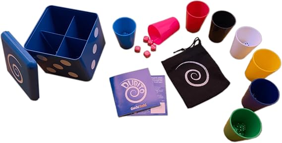 Dubito Party Game | Dice Game | Bluffing Game | Fun Family Game for Kids and Adults | Ages 7+ | 2-8 Players | Average Playtime 20 Minutes | Made by Giochi Uniti