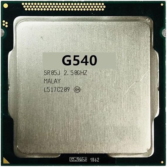 G540 CPU Uses 2 Core 2 Thread Desktop Processor 2.5 GHz 2M 65W LGA1155
