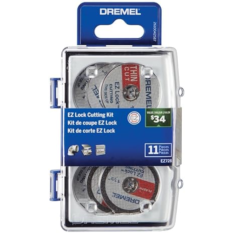 Dremel EZ728-01 11-Piece EZ LockTM Cutting Accessory Kit