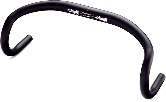 Cinelli Pista Bicycle Handlebar - 31.8, Black Anodized