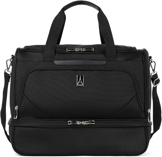 Travelpro Maxlite 5 Softside Carry-On Weekender Duffel Bag, Black, 19-Inch