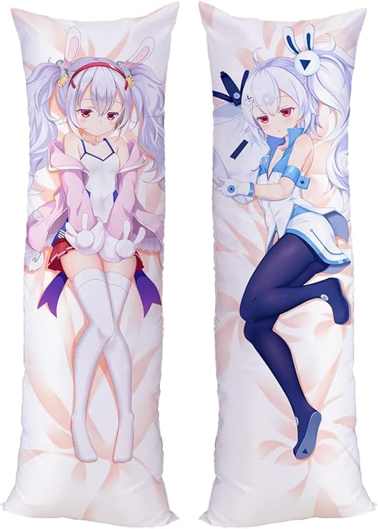 Anime Body Pillowcase Dakimakura Long Hugging Pillow Cover High Definition Double Sided Print Luxury Bedding Decor for Gaming Room Lounge or Bedroom,40x120cm(15.7x47.2Zoll)-Shortplush