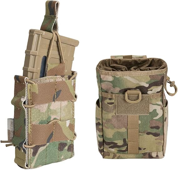 Tactical Molle Single Open-Top Mag Pouch Molle Dump Pouch