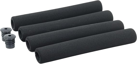 Ultracycle's Cruiser & Road Foam Grips - Soft and Cushy Design, High-Density Foam Rubber, 4-Piece Kit, 8.5 Inches - Ultimate Comfort and Control for Your Bike's Handlebars