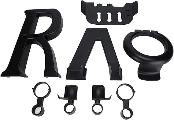 VR Headset Stand, Universal VR Display Holder with Controller Mount Station, Non - Slip Base for 2 Rift S Vive Valve Index, Lens - Friendly Design (Black)
