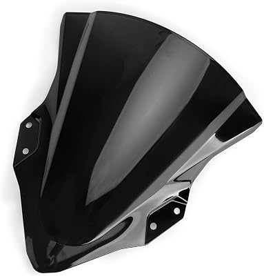 for Ninja400 Ninja 250 EX400 Windshield Cooter WindScreen WindDeflectors Front Windshield Motorcycle Windscreen PC Material 2018~2023Black