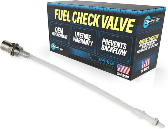QFS Fuel Tank Check Valve for 2008-2017 Harley-Davidson Softail Models (Including Fat Boy, Heritage Classic, Deluxe, Slim, Breakout, Replaces 62189-08B