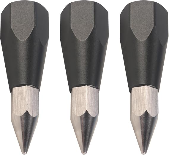 Replaceable Tip of GPS Poles Prism Poles - 3-Pack Sharp Pole Point with 5/8" Thread for Surveying & Alignment Rods