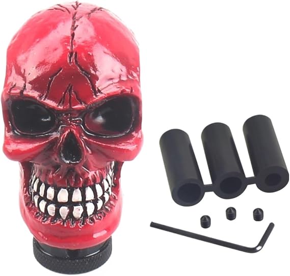 Gear Shifter Knobs Creative, Personalized Manual Transmission, Resin Gear Head, Car Universal Modification(Red)