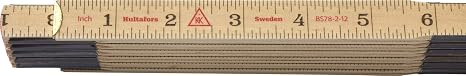 Hultafors Tools 101304U Folding Ruler BS78 2 12