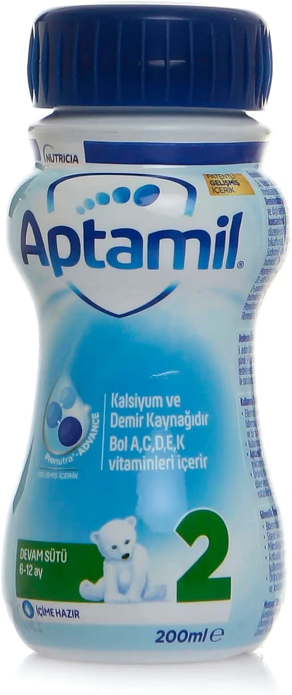 Aptamil 2 Devam Sütü İçime Hazır 200ml 6-12 Ay