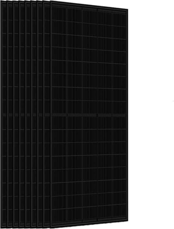 Bifacial Solar Panel 555W High-Efficiency Solar Monocrystalline IP68 Solar Panel PV Module Power Charger for Off Grid for Home, Camping, Boat, Shed Farm (8PCS)